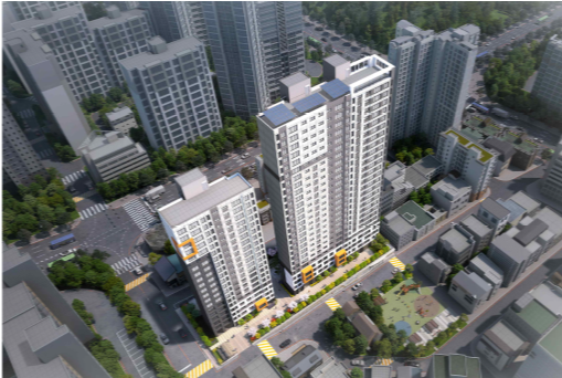 송파구 가락동 모아주택 조감도 (출처. 서울시)