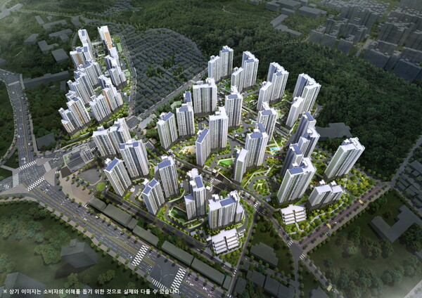 산성역 헤리스톤 조감도 (사진제공. 대우건설)