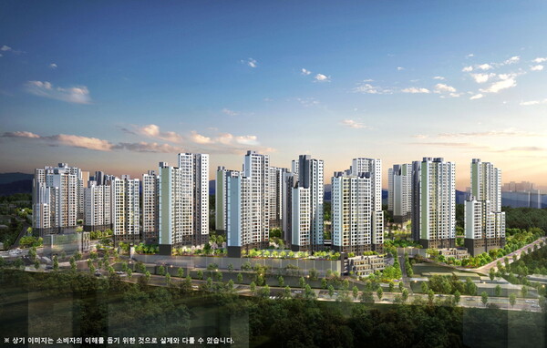 산성역 헤리스톤 투시도 (사진제공. 대우건설 컨소시엄)