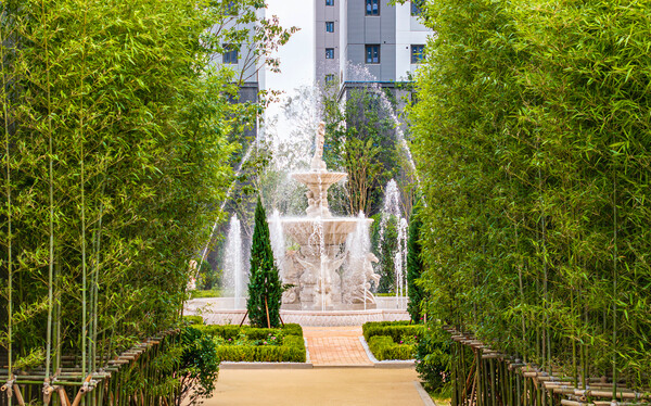 왕길역 로열파크시티 푸르지오 유럽식가든 (사진제공. DK아시아)