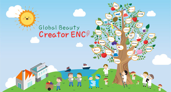 이앤씨 홈페이지 캡처