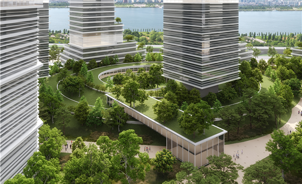 잠실 장미1·2·3차 아파트 신속통합기획 정원 안 (사진제공. 서울시)