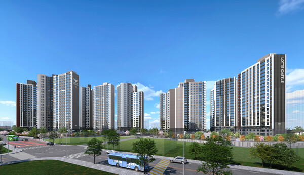 부산 양정 롯데캐슬 프론티엘 투시도 (사진제공. 롯데건설)