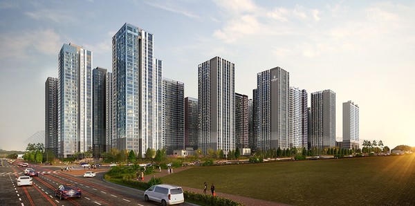 서울 강동구 올림픽파크 포레온 조감도(이미지 출처. 올림픽파크포레온 홈페이지)