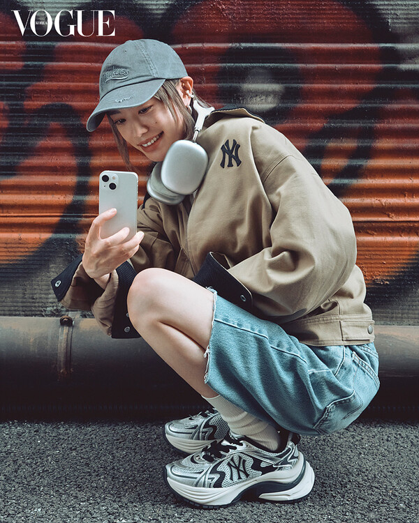 김예지 선수 패션 화보 (사진제공=MLB)