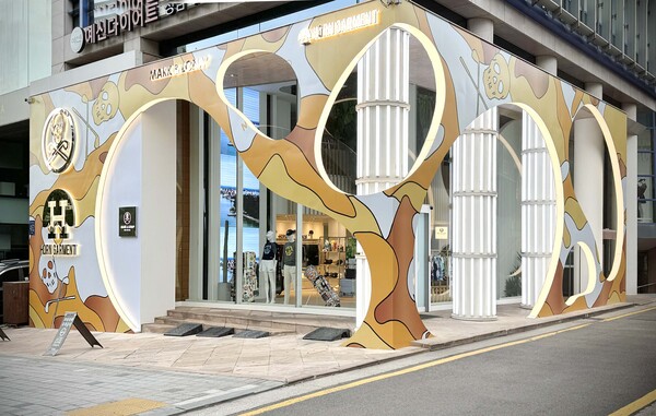 골프웨어 브랜드 마크앤로나&혼가먼트의 ‘청담 플래그십스토어’