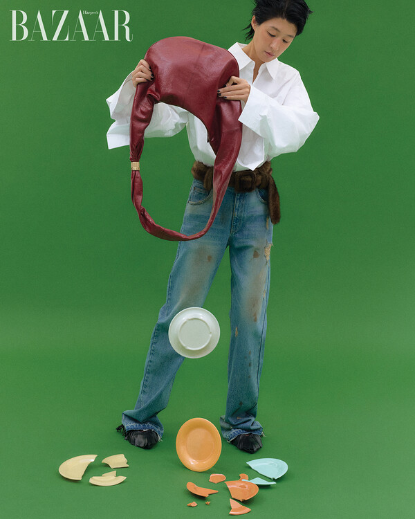 쿠론x홍진경 협업 '라엘컬렉션' 화보 (사진제공=FnC코오롱)