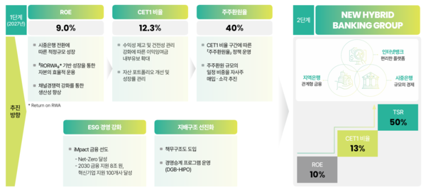 [출처: DGB금융지주의 기업가치 제고 계획]