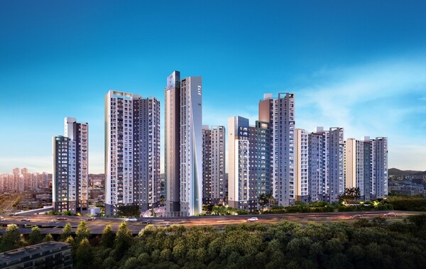 둔산 엘리프 더 센트럴 조감도 (사진제공=계룡건설)