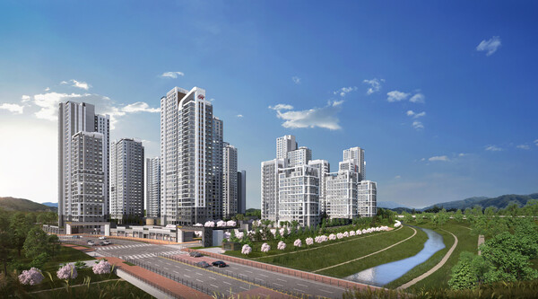 힐스테이트 도안리버파크 2차 투시도 (사진제공=현대건설)