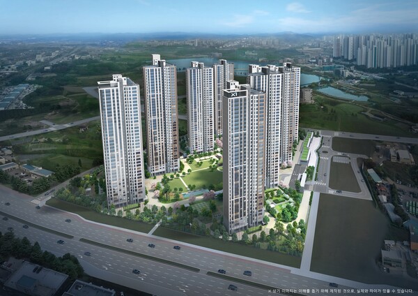 성성자이 레이크파크 조감도 (사진제공=GS건설)