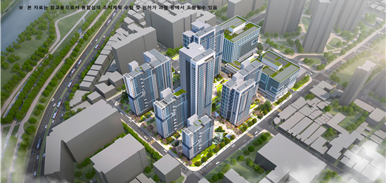 양평제13구역 도시정비형 공공재개발사업 투시도 (사진=서울시)