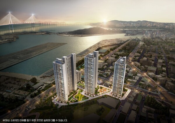 e편한세상 동인천 베이프런트 조감도 (사진=DL건설)