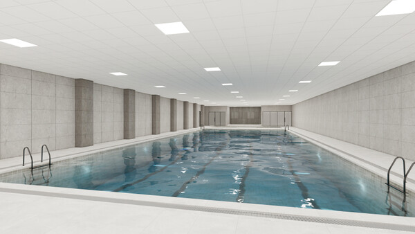 브레인시티푸르지오 수영장 CG (사진제공=대우건설)