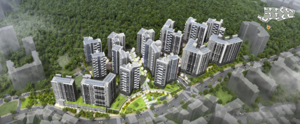 독바위역세권 도시정비형 재개발사업 투시도 (사진=서울시)