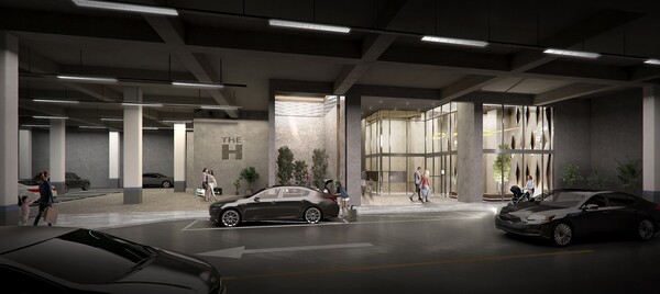 현대건설이 한남4구역에 지시핸 드롭오프 존 이미지 (사진제공=현대건설)