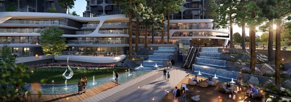 한남4구역에 선보이는 그랜드 워터테라스 (사진제공=현대건설)