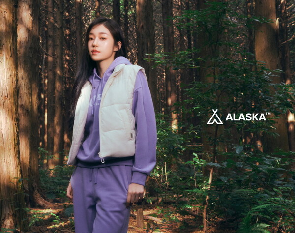 배우 노윤서가 아웃도어 브랜드 알래스카 브랜드 모델에 발탁됐다. (사진제공=알래스카)