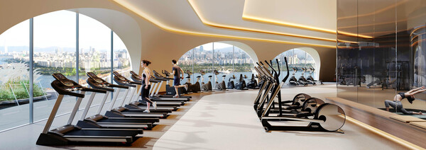 현대건설이 한남4구역 34블록에 제안하는 '리버 피트니스' (사진제공=현대건설)