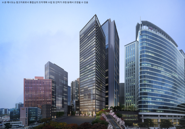 양동구역 제11·12지구 도시정비형 재개발사업 투시도 (사진=서울시)