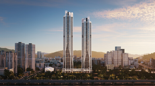 블랑써밋74 석경 투시도 (사진=대우건설)