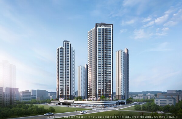문수로 센트레빌 에듀리체 투시도 (사진=동부건설)