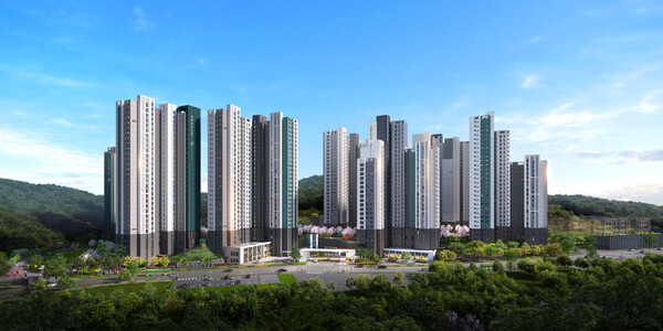 용인 푸르지오 원클러스터 주경 투시도 (사진=대우건설)