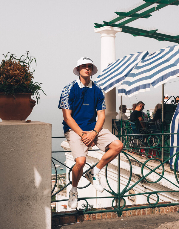 말본골프 2025 SS 컬렉션 남성용 ‘엠(M) 카라 스냅 아노락' (사진=말본골프)