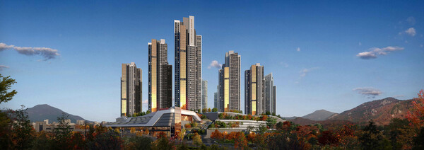 부산 연산5구역 투시도 (사진=현대건설)