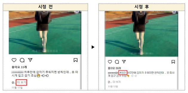 위반 의심 사례.(공정위 제공)