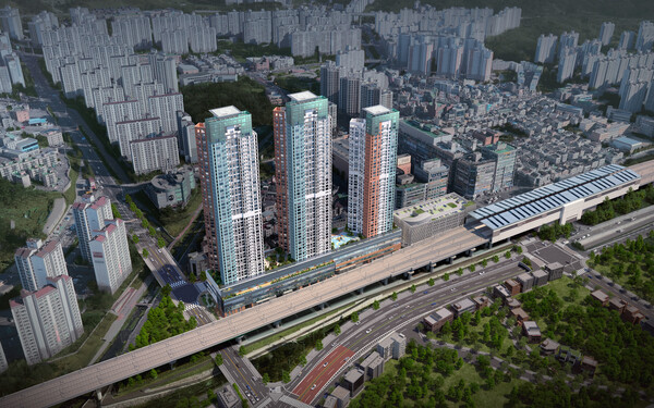 두산위브더제니스 평내호평역 N49 조감도 (사진=두산건설)