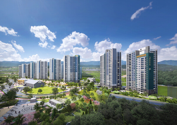 용인 푸르지오 원클러스터 2단지 투시도 (사진=대우건설)