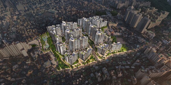 힐스테이트 메디알레 조감도 (사진=현대건설)