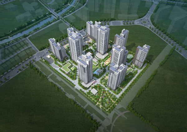 하남교산 푸르지오 더 퍼스트 조감도 (사진=대우건설.LH)