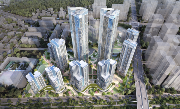 개포우성4차 아파트 재건축 정비계획 조감도 (사진=서울시)