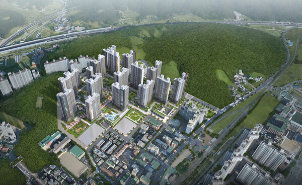 고양 더샵포레나 투시도 (사진=포스코이앤씨·한화 건설)