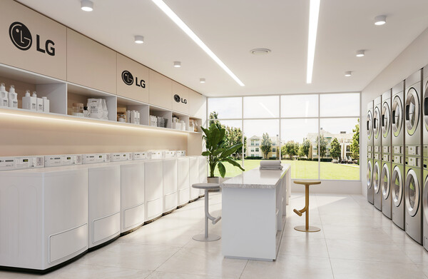 LG전자가 최근 북미 1위 세탁솔루션 기업 ‘CSC 서비스웍스(CSC Serviceworks)’와 상업용 세탁기 공급계약을 체결했다. (사진제공=LG전자)