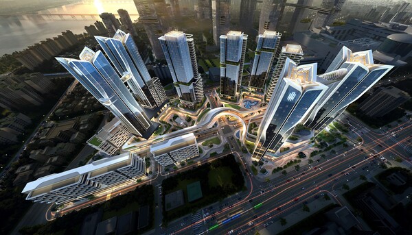 용산정비창 전면1구역 오티에르 용산 조감도 (사진제공=포스코이앤씨)