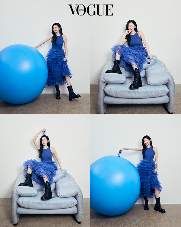 고윤정과 함께한 상쾌환 화보 (사진제공=보그코리아)