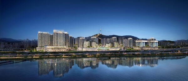 '아크로 한남' 단지 투시도 (사진제공=DL이앤씨)