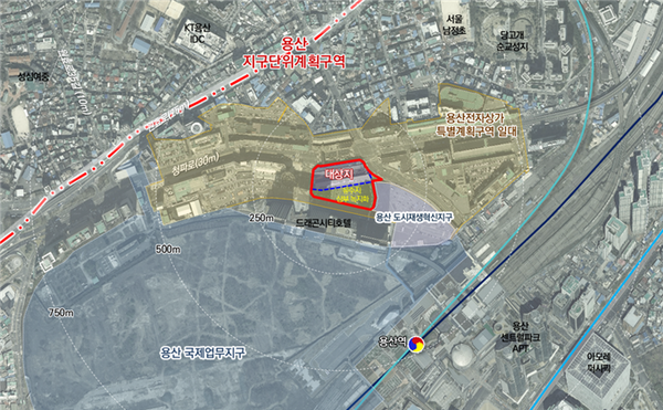 나진상가 12.13동 위치도 (사진출처=서울시)