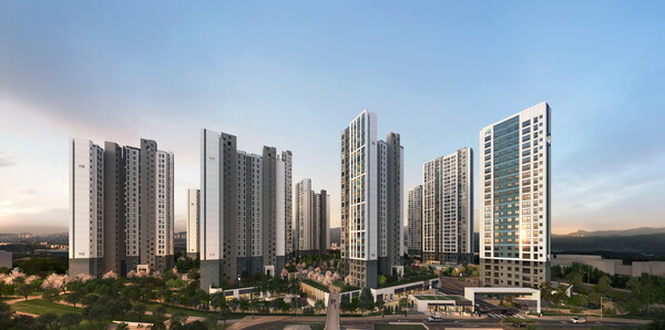 '신분평 더웨이시티 제일풍경채' 투시도 (사진=HMG그룹)