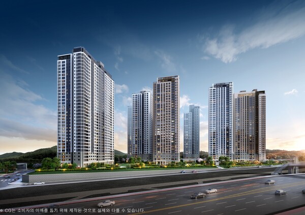 아산탕정자이 센트럴시티 투시도 (사진=GS건설)