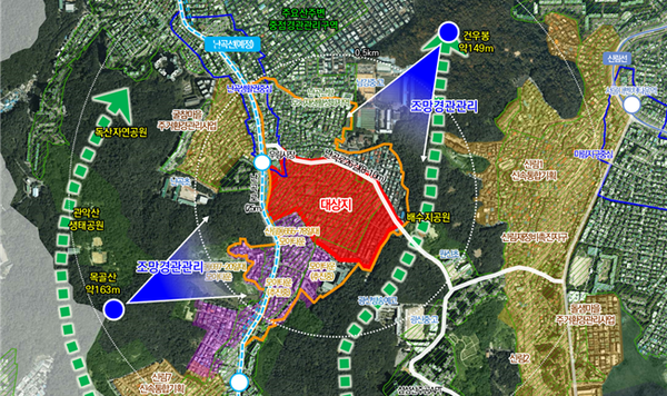 신림동 650번지 일대 신속통합기획 대상지 (사진=서울시)