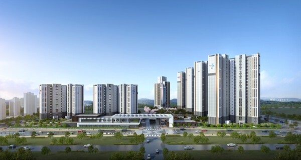 고덕 자연앤 하우스디 투시도 (사진제공=대보건설)