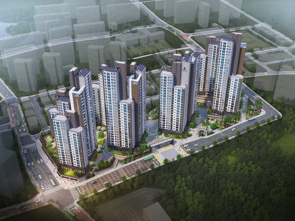 전주 라온프라이빗 퍼스티브 조감도 (사진=라온건설)