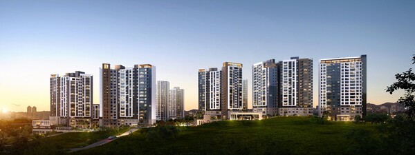 HDC현대산업개발, '대구 범어 2차 아이파크' 투시도