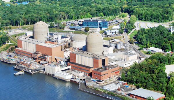 현대건설이 홀텍(Holtec)社와 함께 원전해체 사업에 참여 중인 미국 인디안포인트(IPEC) 원전 전경.(사진제공=현대건설)