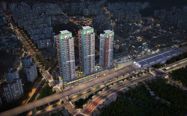 두산위브더제니스 평내호평역 N49 조감도 (사진=두산건설)