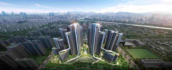 개포우성7차 재건축 래미안 루미원 주경 조감도 (사진제공=삼성물산)